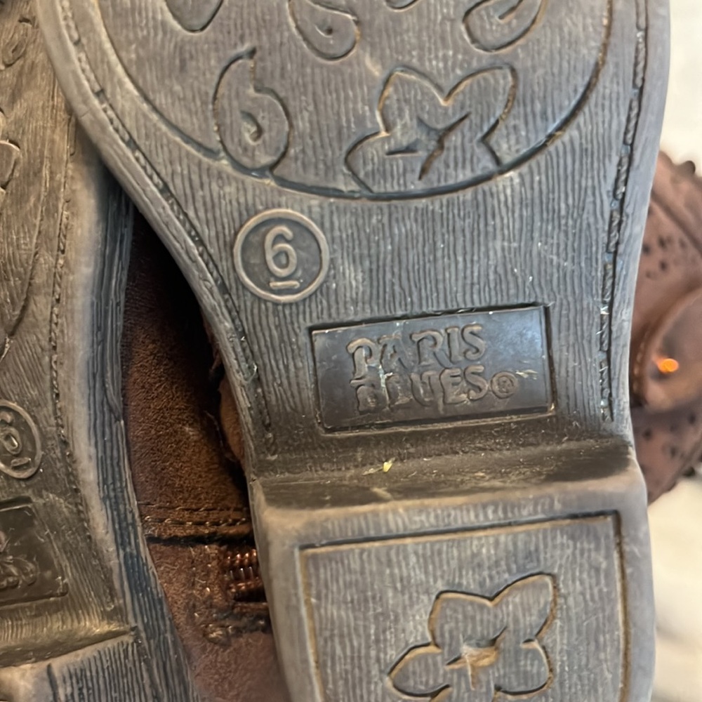 Paris Blues girls size 6 cute western boots mild wear, and tear. - Picture 6 of 6